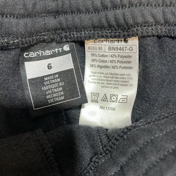 Carhartt Girls Fleece Logo Sweatpants - Picture 6 of 7